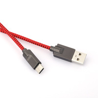Kabel Pengisian Cepat Micro USB 3A Konduktor Tembaga Berlapis Seng Paduan Seng untuk Ponsel Android Selubung PVC Grosir