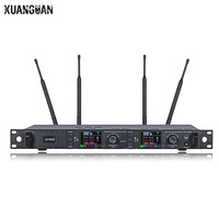 Système de microphone sans fil M-7602 |   Écran couleur TFT |   Microphone portable OLED |   Support d'antenne externe