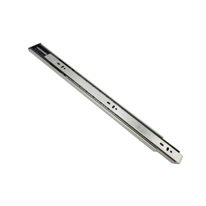 Venta al por mayor de hardware de armario de acero inoxidable accesorios de gabinete muebles carril cajón canal deslizante diapositivas venta - Product Image 1