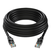 Kabel Patch Ethernet CAT6 SZADP 1m 2m Tembaga Terpilin RJ45 FTP LAN OM2 Kabel Jaringan Fiber