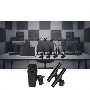 Microphone sans fil à ventouse en silicone pour guitare, <span class=keywords><strong>violon</strong></span>, communication filaire, instruments de musique fonctionnels - Product Image 5