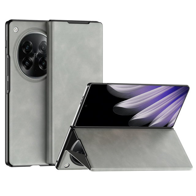 Foldable Phone Case Full Coverage Shatter Resistant Protective Leather Case Compatible for Oppo Find N6 N5 N3 N2