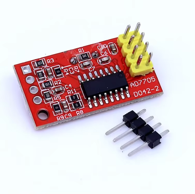 TM7705 Dual 16Bit ADC Module Replace AD7705 SPI PGA Gain Programmable for Weight Sensor Load Cell Bridge High Precision DIY Kit