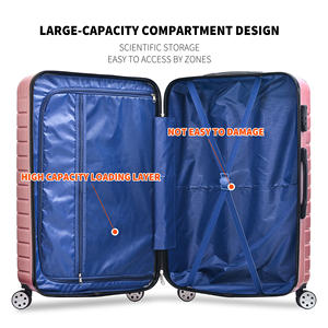 Económico Valise De Luxe Ligtweigh 4 ruedas maleta de viaje maleta grande equipaje 1 pieza para todos los grupos de edad - Product Image 5