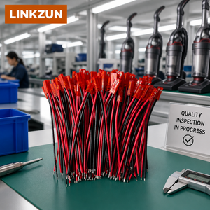 Kabel Harness Konektor JST PH 2.0mm 2-Pin, Perakitan Kabel Kustom 22AWG 100mm untuk Baterai Vacuum Cleaner dan Sikat Lantai - Product Image 4