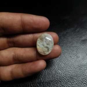 Natural <b>Rainbow</b> Hessonite Oval Cabochon 5.06 Carat 21x17mm Loose Gemstone <b>Light</b> Certified Third Party Appraisal Bulk Supplier - Product Image 2