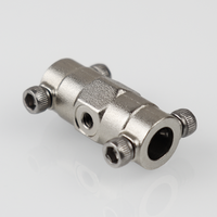 Qihong – Buse de pulvérisation haute pression en laiton 200 bars, double orifice, raccord à jet direct, buse de brumisation 180°, filetage 9,52 mm, pour jardinage