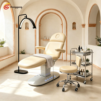 Table de massage électrique de luxe à 3 moteurs pour salon de beauté moderne, lit de cils cosmétique personnalisé – Offre Spéciale
