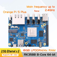 Orange Pi 5 Plus 4GB/8GB/16GB RAM LPDDR4 Ordinateur monocarte RK3588 Processeur 8 cœurs 64 bits Carte de développement