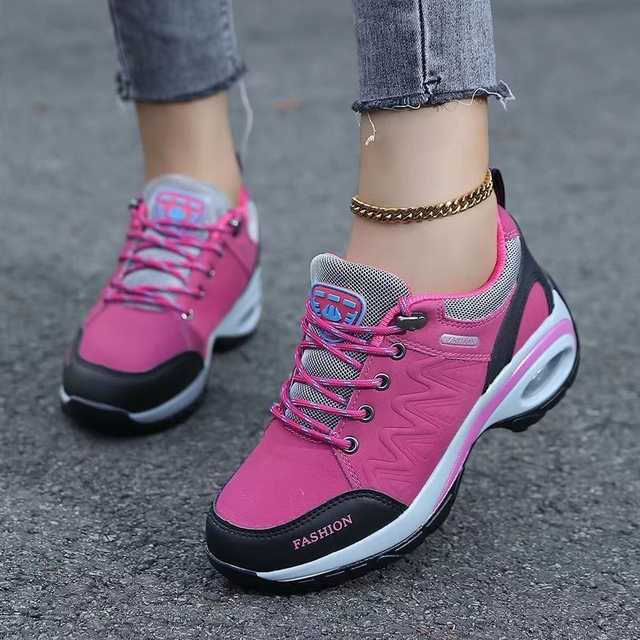2026 New Style Fashion Women's Sports Shoes - Breathable, Shock Absorbing, Thick Soles, Elevated, Air Cushioning