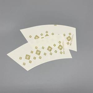 Ventilateur en papier biodégradable 100% de haute qualité, à revêtement PE simple et double, taille personnalisée, très vendu - Product Image 6