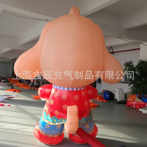 Figurine de chien gonflable de 3 m, décoration Lucky Dog pour festival, utilisation en extérieur - Product Image 3