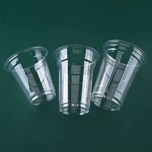 Customized Logo Eco-Friendly 98mm 95mm 12oz 16oz 24oz Clear PET Disposable Milk Tea <b>Ice</b> <b>Coffee</b> Plastic <b>Cup</b> with Lid - Product Image 3