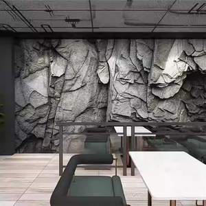 Wall <strong>Paper</strong> 3d Home Wallpaper Abstract Grey Volcanic Rock Basalt <strong>Texture</strong> Wallpaper - Product Image 1