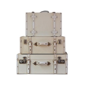 Wholesale Paper Suitcase Cardboard Box Pink Small Kids Suitcases Gift Box Cartoon Cute Suitcase Boxes for Children