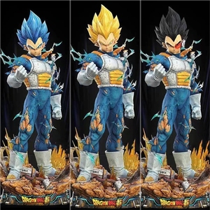 2024 última escultura de personaje de anime <span class=keywords><strong>Dragon</strong></span> <span class=keywords><strong>Ball</strong></span> artesanía de resina estatua de vegeta de gran tamaño figura de fibra de vidrio para Decoración - Product Image 3