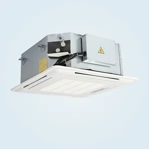暖通空调系统天花板安装冷冻水循环4路2管盒式fcu风机盘管装置，用于加热和冷却