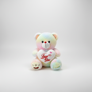 Orsacchiotto di <span class=keywords><strong>Peluche</strong></span> Personalizzato con Cuore e Scritta 'I Love You', Logo OEM, Regalo per San Valentino - Product Image 6
