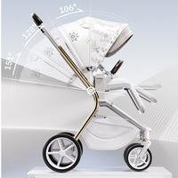 Poussette bébé pliable légère en alliage, pivotante à 360 degrés, idéale pour les voyages, capacité de charge de 22 kg, pour nouveau-nés