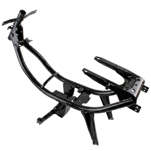 YHMOTO Marco Negro para Simson Schwalbe KR51/2 E L N 1980-1986, Piezas de Repuesto para Restauración de Ciclomotores con Recubrimiento de Polvo Negro - Product Image 3