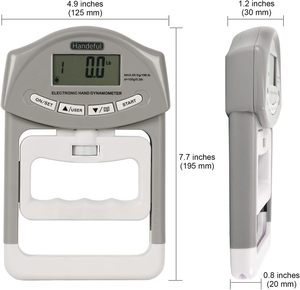 Dynamomètre électronique portable pour tester la force de préhension, appareil d'exercice pour renforcer la force de la main, pour le sport, l'école et la maison - Product Image 6