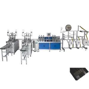 Tejido no tejido plegable máscara de la máquina de soldadura