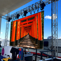 Kiralık LED Ekran P2.9 P3.91 Döküm Kabinli 500x500mm Müzik Festivali Turne Sahne Arka Planı için
