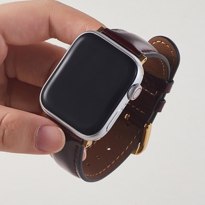 สายนาฬิกาหนังแท้แบบเรียบ Upro Custom สำหรับ Apple Watch Series 11 10 Ultra 3 2 SE สายนาฬิกาหนังแท้สไตล์วินเทจ - Product Image 4