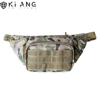 Sac banane tactique imperméable en tissu Oxford de haute qualité pour activités de plein air, randonnée et chasse