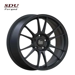 Aftermarket מזויף מירוץ גלגלי רכב אלומיניום 6061 T6 מזויף גלגל/חישוקים 4x100 או 5x100 או אחרים