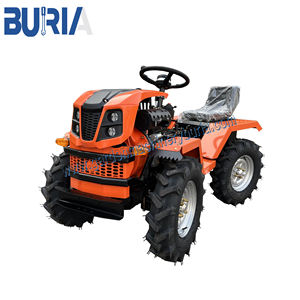 Nouveau tracteur de jardin miniature BURIA 18 HP à démarrage électrique 4x4 avec boîte de <span class=keywords><strong>vitesses</strong></span>, pompe à roulement et fonctions multiples pour usage agricole - Product Image 1