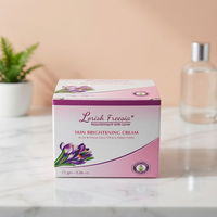Krim Wajah Botani L.F. dengan Kandungan Kunyit, Neem, Kayu Cendana Putih, Tulsi, dan Bunga Mawar untuk Perawatan Kulit Sehari-hari