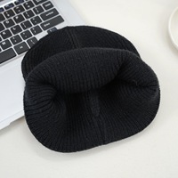Bonnet personnalisé brodé avec logo, 100 % coton tricoté, chaud pour l'hiver, pour hommes et femmes, motif écossais de luxe, lettre, personnage de dessin animé
