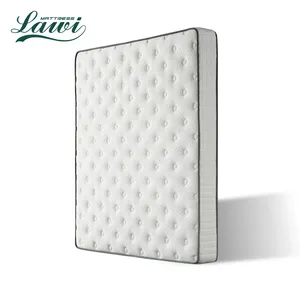 Euro queen king size compress pocket spring memory foam bed mattress for hotel price Double Ticking Mattress 2023 Soft