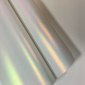 กระดาษฟอยล์สีทองเหลือบรุ้งสีฟ้าใส พร้อมเอฟเฟกต์มุกโฮโลแกรม กระดาษกลิตเตอร์สีฟ้าเหลือบรุ้ง กระดาษกลิตเตอร์แบบด้าน - Product Image 1