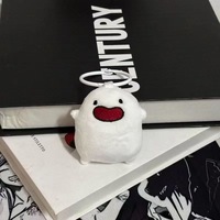 Breloque de sac créative Wala, pendentif couple en peluche mignon en forme de Mochi, porte-clés poupée Kawaii, figurine inspirée du cœur pour filles, en polyester