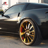Jantes forgées personnalisées de 20, 22 et 24 pouces, 5x115, noires, usinées, directionnelles, pour Dodge Charger, Challenger, Chrysler 300, voitures de luxe