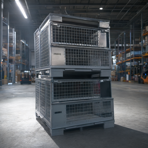 Cage à palettes métallique Toma Palete, Gitterbox, conteneur en treillis métallique, vente en gros - Product Image 2