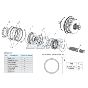 Elic อะไหล่รถขุด SH200 SH210 KRC11930 M5X130อุปกรณ์ไฮดรอลิกสำหรับเปลี่ยน - Product Image 2