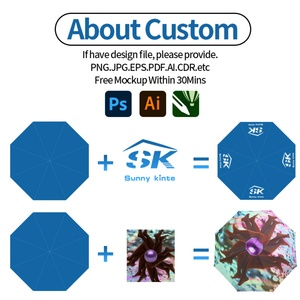 Wholesale Custom Fully <b>Automatic</b> Anti-Ultraviolet Polyester Three-Folding Travel <b>Umbrella</b> Windproof Hawaii Fashion Puakenikeni - Product Image 4