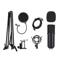 Kit de microphone à condensateur USB professionnel, microphone de podcast USB