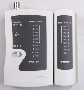 Probador de Cables de Red RJ45/BNC, Herramienta de Prueba de Cables Telefónicos, Dispositivo de Red, Kit de Herramientas de Telecomunicaciones - Product Image 1