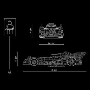 ของเล่นตัวต่อรถแบทโมบิลสีดำ รุ่นจำลองขนาด 1:8 จำนวน 40 ชิ้น ซีรีส์ภาพยนตร์ใหม่ ของขวัญวันเกิดสุดโปรดสำหรับทุกเพศทุกวัย วัสดุพลาสติก สำหรับเด็กอายุ 8 ถึง 13 ปี - Product Image 4