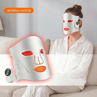 Modèle 2026 : Masque facial à lumière rouge magnétique avec 5 longueurs d'onde (460nm/590nm/630nm/850nm/940nm) pour usage domestique