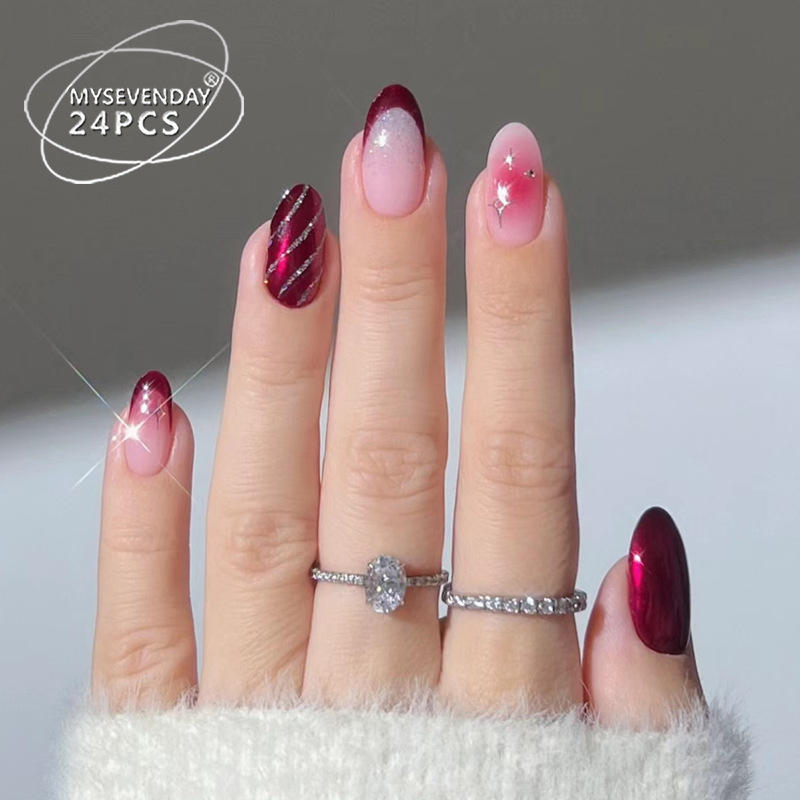 BZ1649สีม่วงสดใสและสีแดงเพลิง