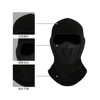 Cagoule d'hiver bon marché coupe-vent pour le cyclisme et la moto. Masque complet épais en polaire cagoule pour le ski.