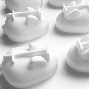 Moldes de silicona antiadherentes para tartas y pasteles, 6 cavidades en forma de conejo, para mousse, DIY, color rosa, herramientas de repostería, los más vendidos en línea - Product Image 4