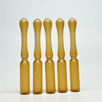Ampoules en verre ambré transparent de 1 ml, 2 ml, 5 ml, 10 ml, flacons en verre
