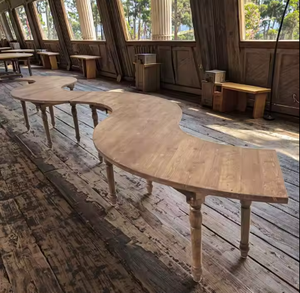 Wholesale Solid <strong>Wood</strong> <strong>Rustic</strong> Classic French <strong>Dining</strong> <strong>Table</strong> for Home Hotel &amp; Villa Use - Product Image 5
