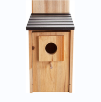 JUNJI Mangeoire à oiseaux en bois avec perchoirs personnalisables Kit de construction de menuiserie pour enfants et adultes